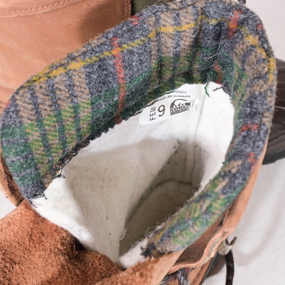Sorel Made in Canada Flannel-Lined Boots - 9 - Picture 6 of 8